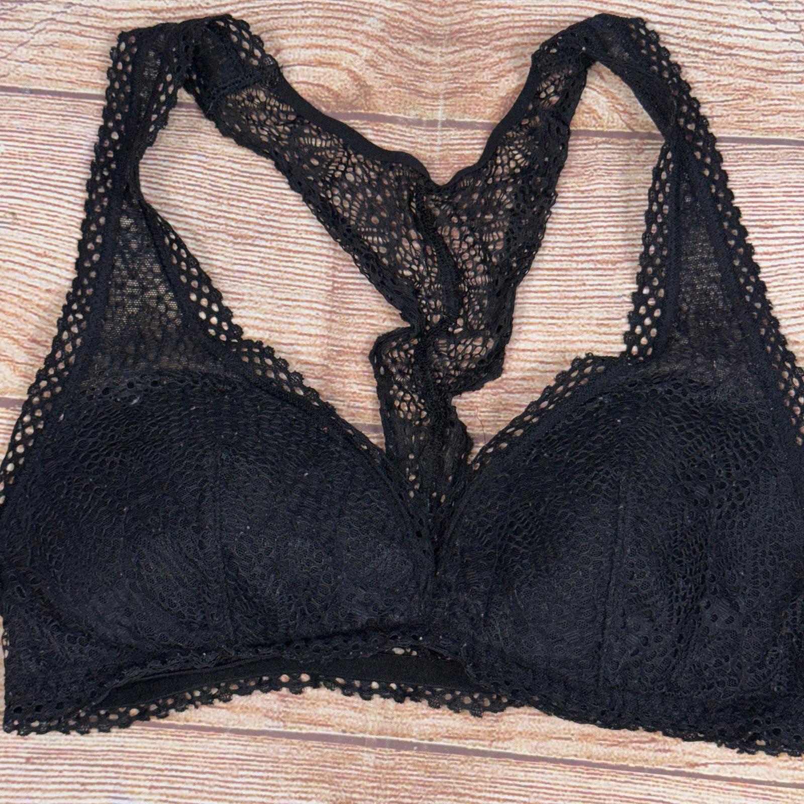 Victoria's Secret Xs Black Lace Bralette